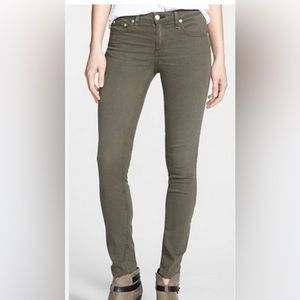 RAG & BONE Women's Twill Leggings/Jeans Elephant Gray Pants Size 25